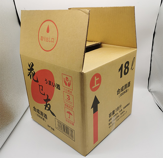 五層台灣黃紙日式料酒包裝紙箱（xiāng）